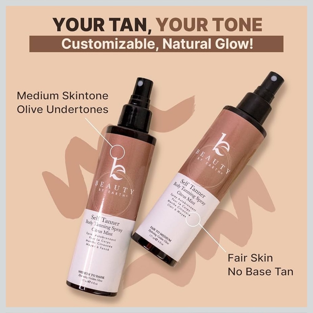 Beauty by Earth Self Tanner Body Spray - Picture 5 of 8